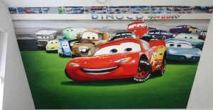 Graffiti "Cars" der Film